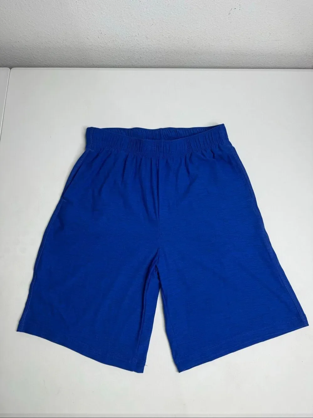 Old Navy Active Breathe On Boys Blue Athletic Shorts XL 14-16 Pockets